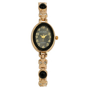 Gold and Black Single Watch