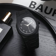 Black Surface with Silver Letters