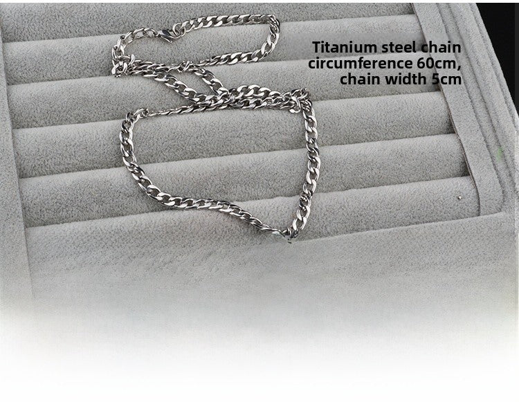 Cross Necklace For Unisex Featuring Electroplated Titanium Steel Material