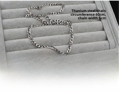 Cross Necklace For Unisex Featuring Electroplated Titanium Steel Material
