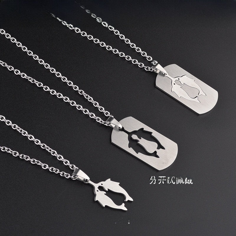 Aries Necklace For Unisex Featuring Hip-Hop Style Made Of Durable Titanium Steel With Snake Chain