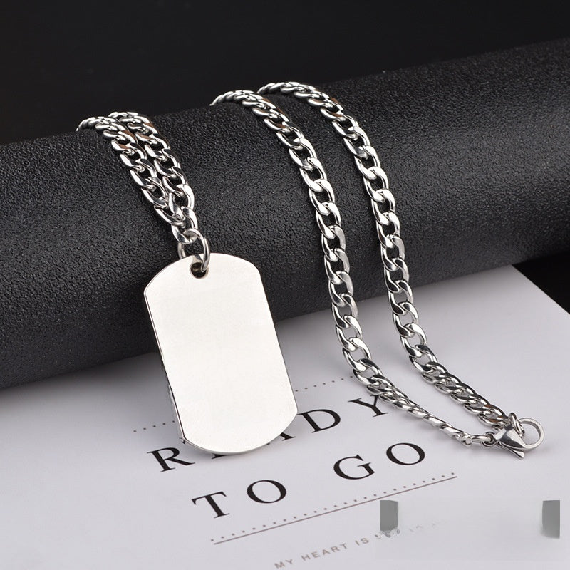 Cross Necklace For Unisex Featuring Electroplated Titanium Steel Material