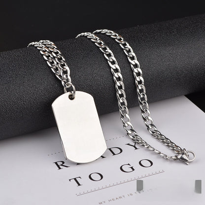 Cross Necklace For Unisex Featuring Electroplated Titanium Steel Material