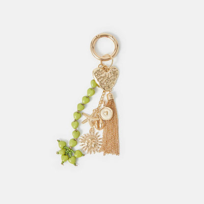 Irregular Alloy Bag Pendant With Gold Plated Electroplating And Zircon Inlay, Size 27x23mm, 1 Piece