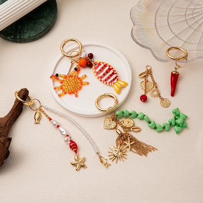 Irregular Alloy Bag Pendant With Gold Plated Electroplating And Zircon Inlay, Size 27x23mm, 1 Piece