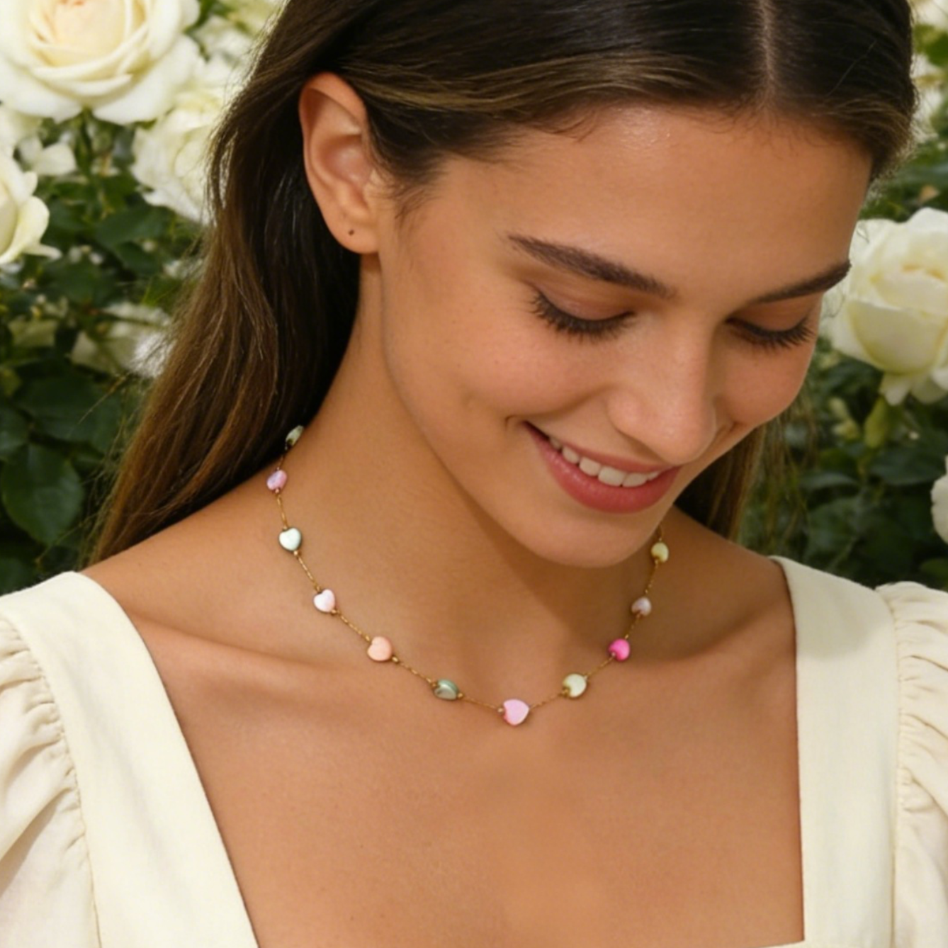 Bohemian Irregular Choker For Women Featuring 304 Stainless Steel With 18K Real Gold Plated O Chain