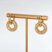 D Earrings (size Approx.: 16.9×24mm)