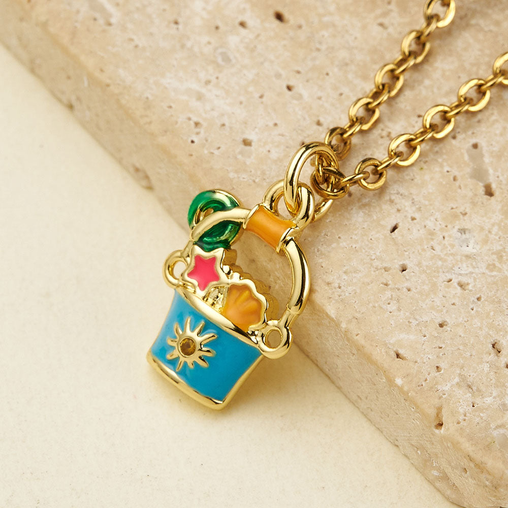 Bicycle Pendant In Copper With 18K Real Gold Electroplating, Zircon Inlay, Featuring 0.05µm-0.08µm Plating Thickness, 1 Pc/Package