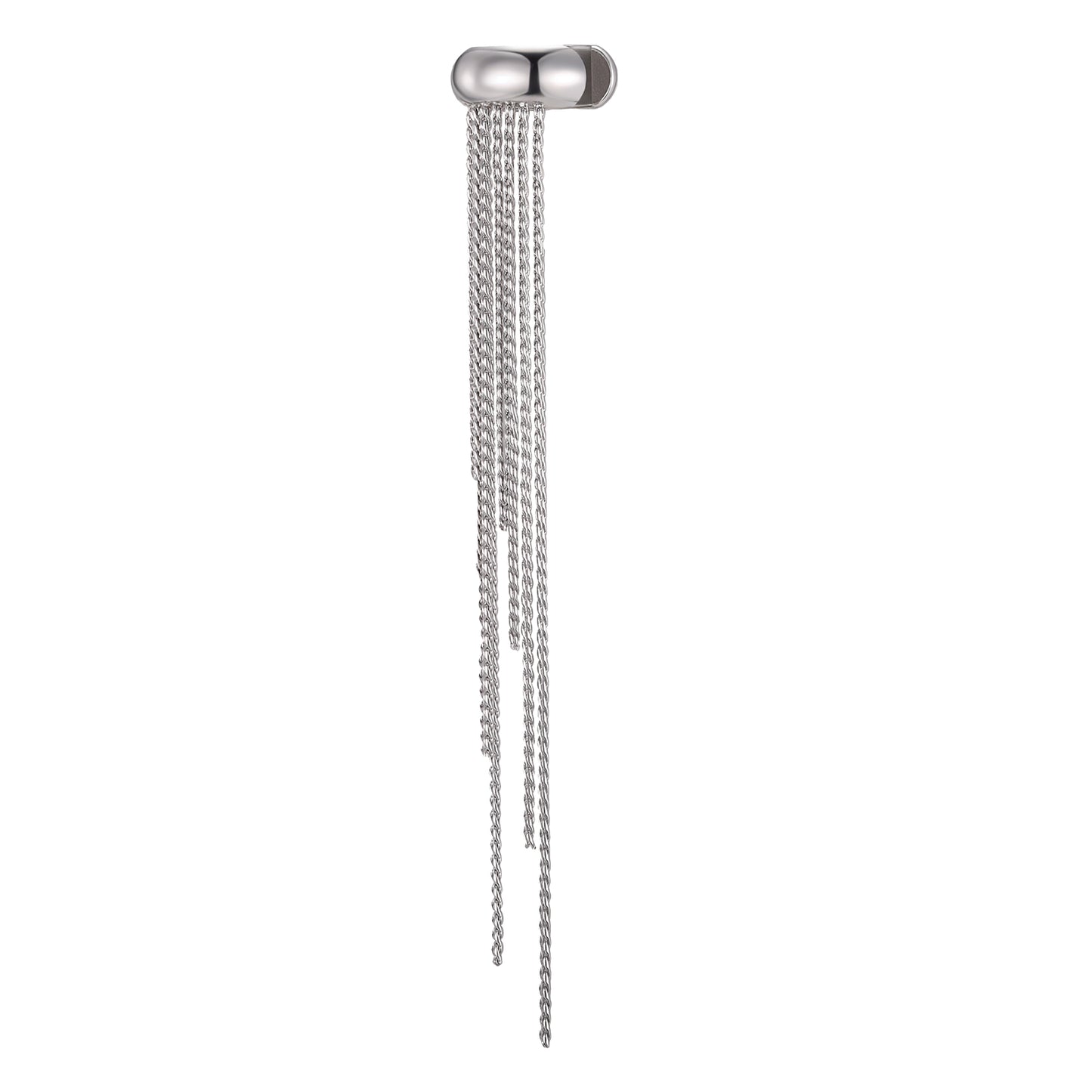 IG Style Tassel Ear Cuffs For Women In 304 Stainless Steel With Waterproof Non Tarnish 18K Real Gold Plated Finish
