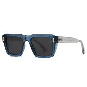 Blue Frame Black and Gray