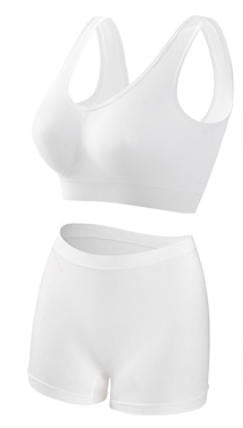 Sports Bra Back Beauty Full Coverage In Nylon Fabric Suitable For All Seasons