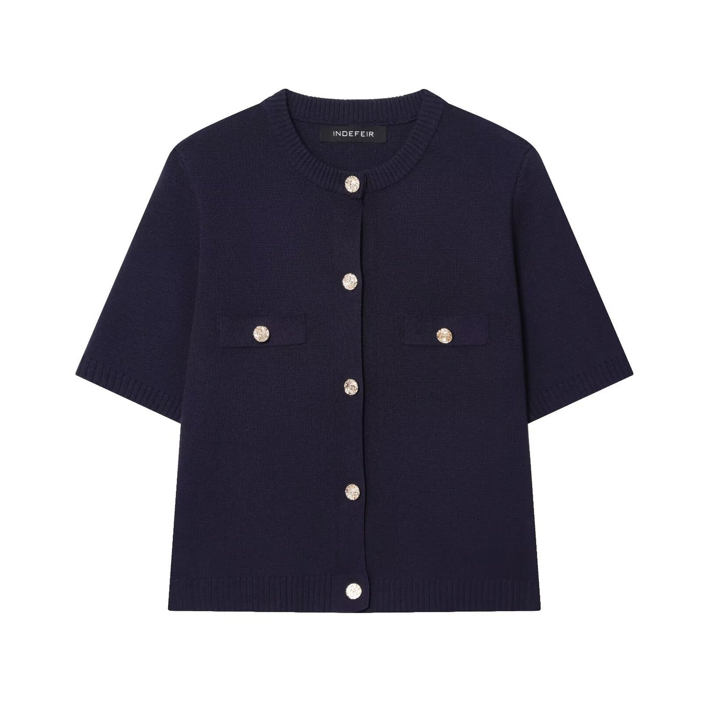 Casual Solid Color Skirt Co-ord Set In Polyester Featuring Knitted Craft With Sleeveless Coat For Spring
