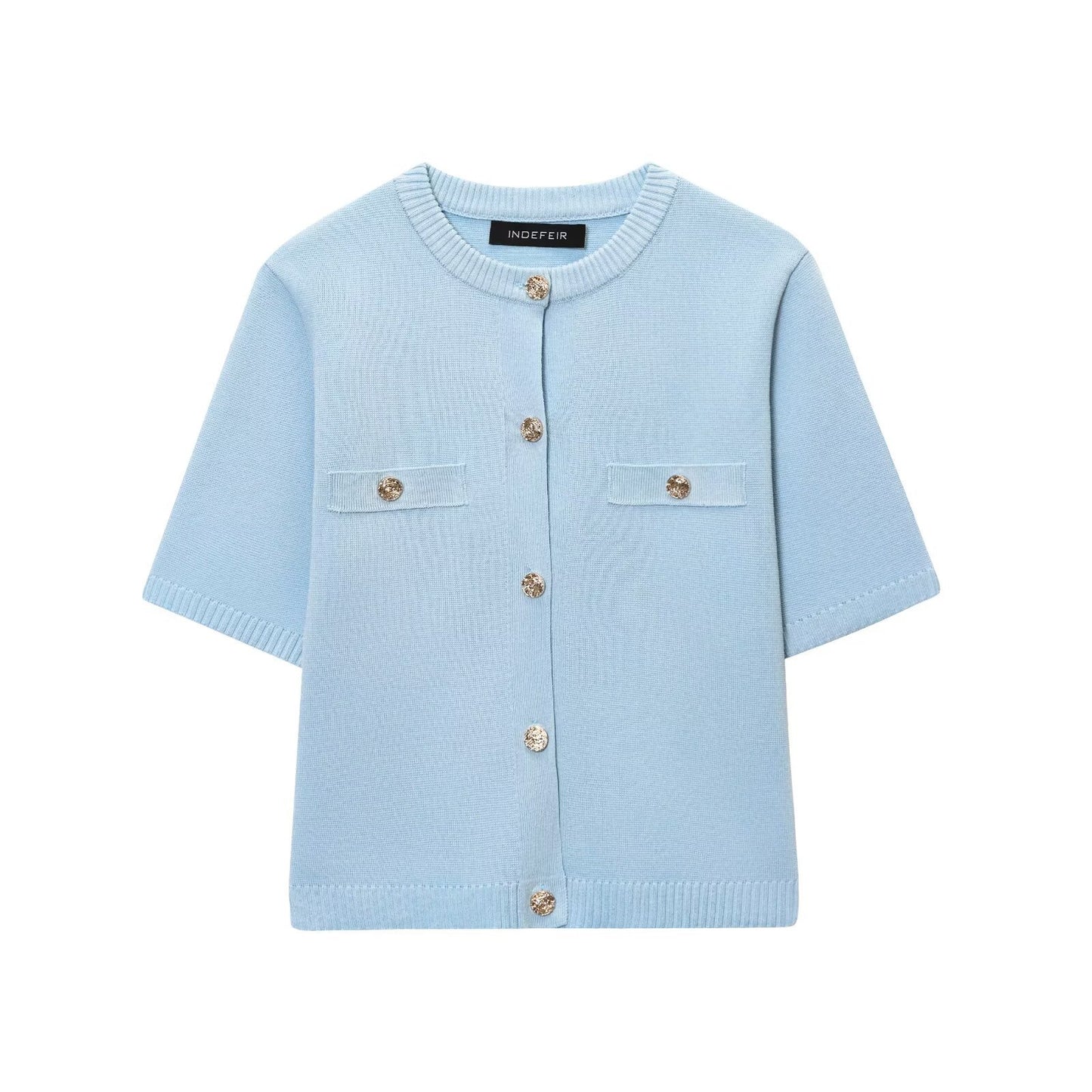 Casual Solid Color Skirt Co-ord Set In Polyester Featuring Knitted Craft With Sleeveless Coat For Spring