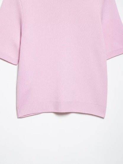 Casual Solid Color Skirt Co-ord Set In Polyester Featuring Knitted Craft With Sleeveless Coat For Spring