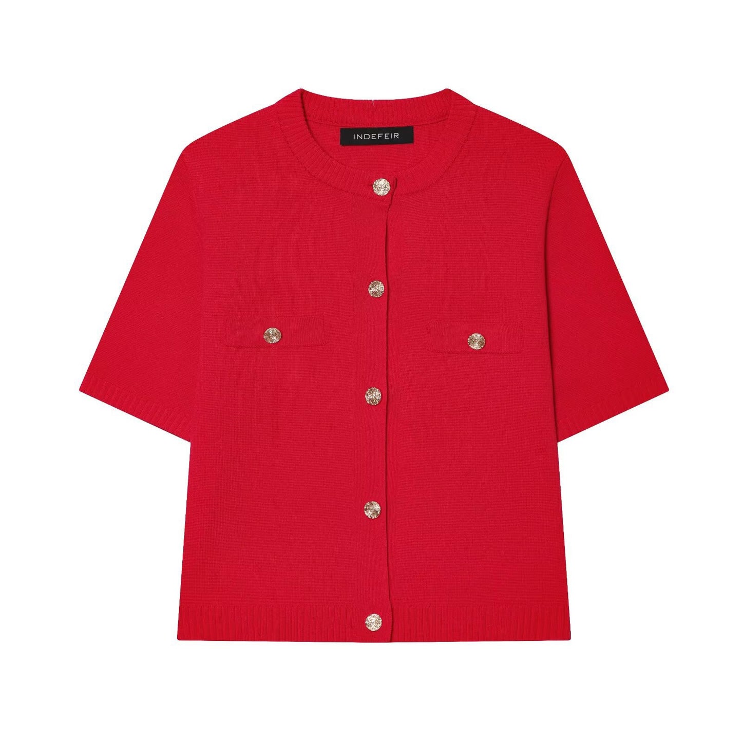 Casual Solid Color Skirt Co-ord Set In Polyester Featuring Knitted Craft With Sleeveless Coat For Spring