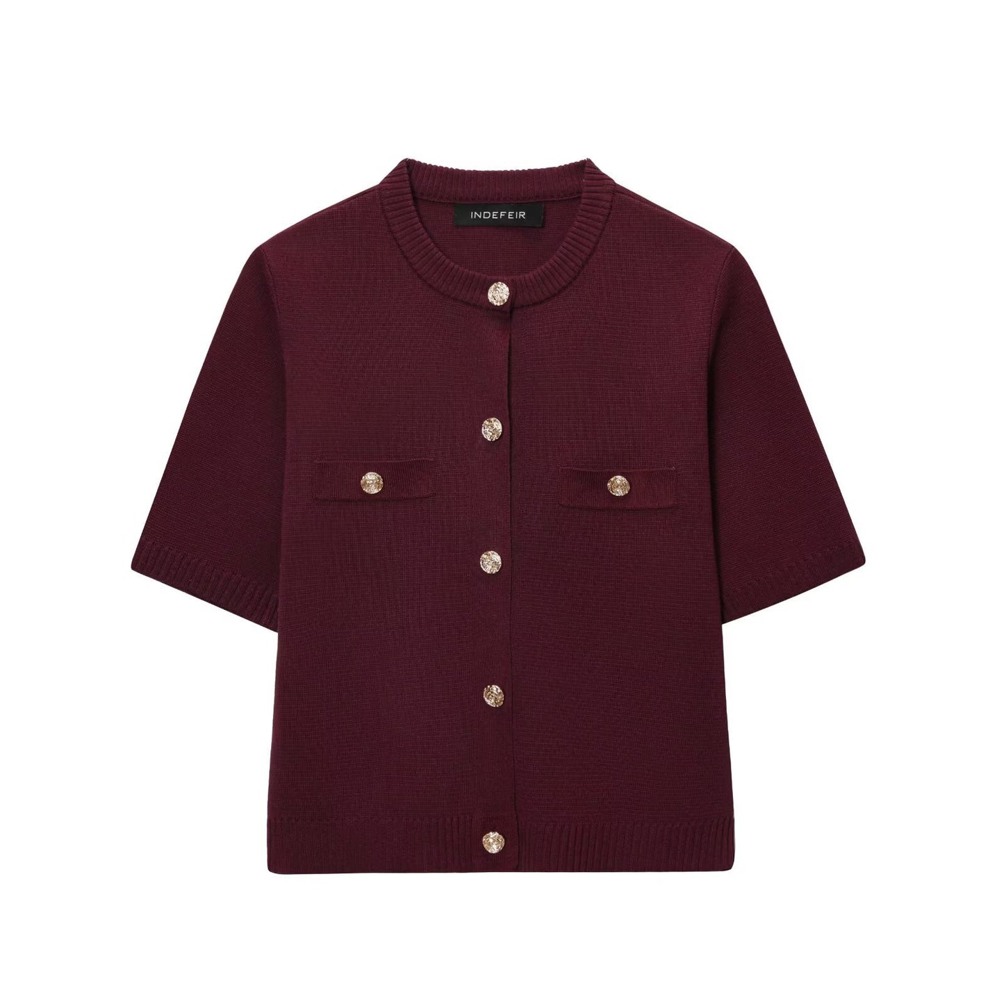 Casual Solid Color Skirt Co-ord Set In Polyester Featuring Knitted Craft With Sleeveless Coat For Spring