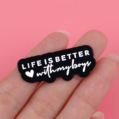 Pin Made Of Zinc Alloy Featuring Stoving Varnish Craftsmanship