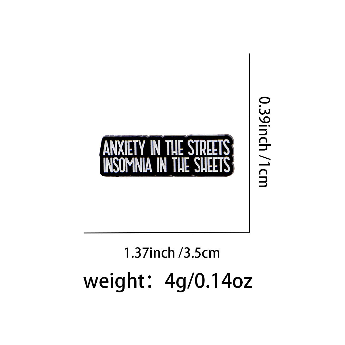 Pin Made Of Zinc Alloy Featuring Stoving Varnish Craftsmanship