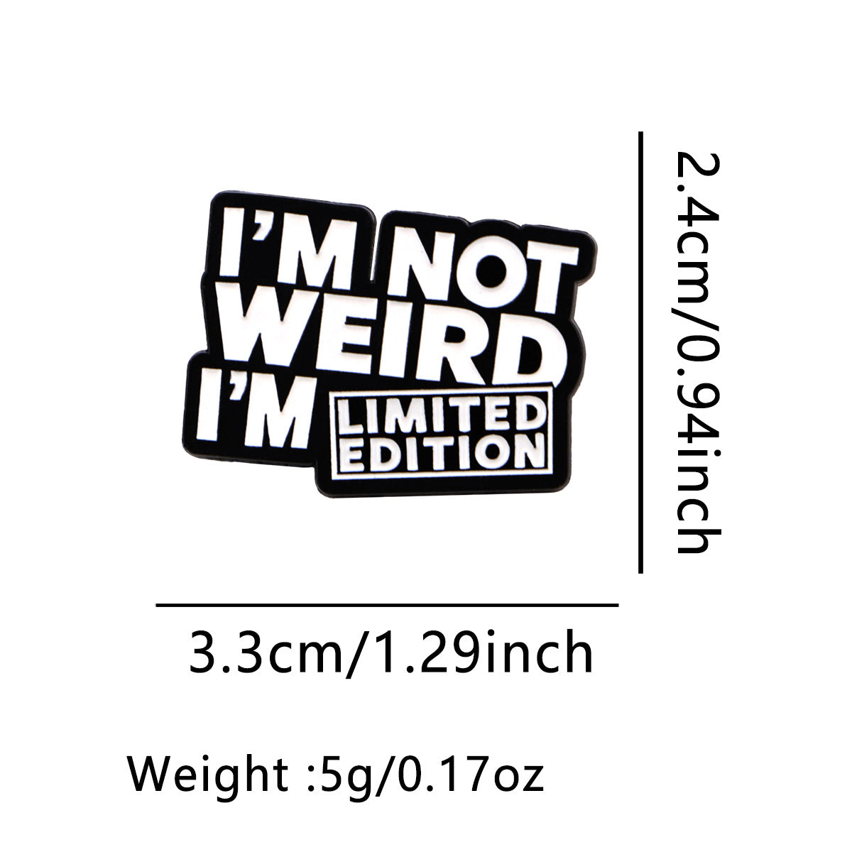 Pin Made Of Zinc Alloy Featuring Stoving Varnish Craftsmanship