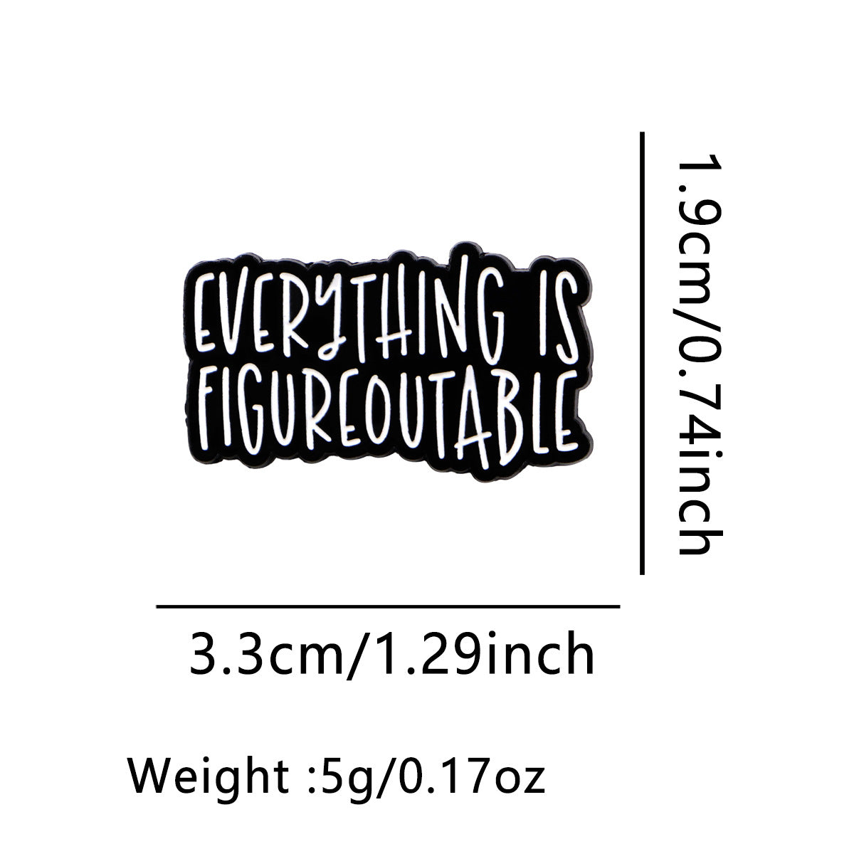 Pin Made Of Zinc Alloy Featuring Stoving Varnish Craftsmanship