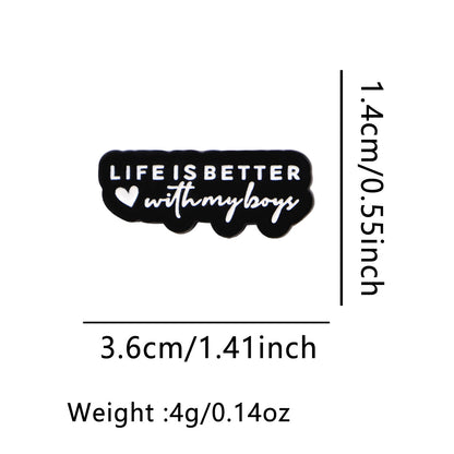 Pin Made Of Zinc Alloy Featuring Stoving Varnish Craftsmanship