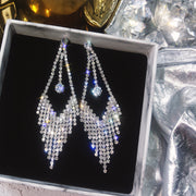 9313 Silver Full Diamond Tassel [Steel Needle]