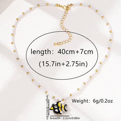 Cross Necklace For Women In Red Cartoon Style, Electroplated Alloy Jewelry Accessory
