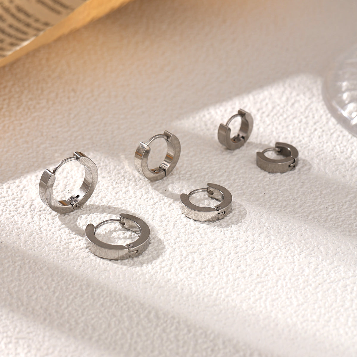 Geometric Earrings For Women Featuring Electroplated 304 Stainless Steel With 18K Real Gold Plated PVD Coating