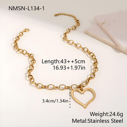 For Women Electroplated Necklace Chain In 304 Stainless Steel With 18K Real Gold Plated PVD Coating