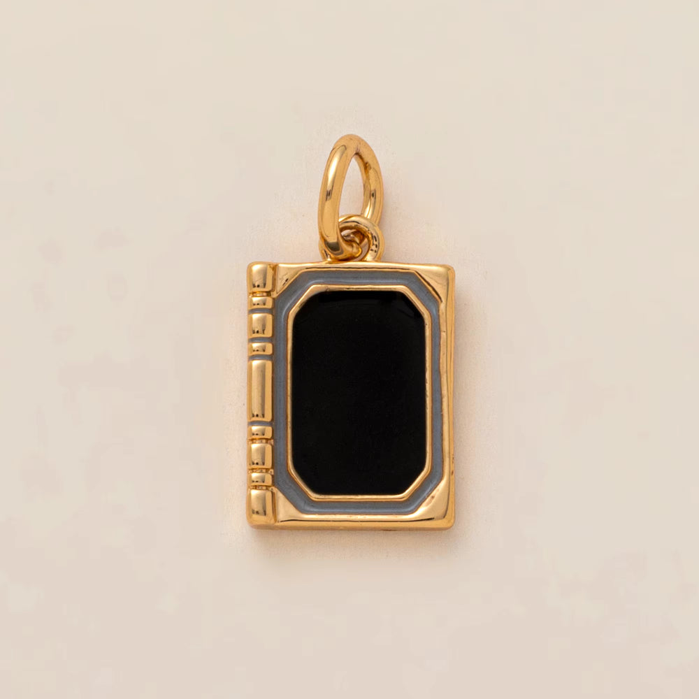 Heart-Shaped Copper Pendant With Golden Electroplating And Zircon Inlay, 27x23mm, 1 Piece