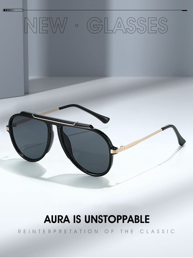 Unisex Toad Glasses Sunglasses With Full Frame And PC Lens Material In Black, Perfect For Party