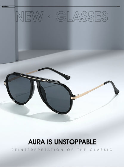 Unisex Toad Glasses Sunglasses With Full Frame And PC Lens Material In Black, Perfect For Party