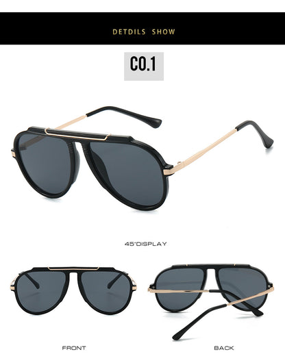 Unisex Toad Glasses Sunglasses With Full Frame And PC Lens Material In Black, Perfect For Party