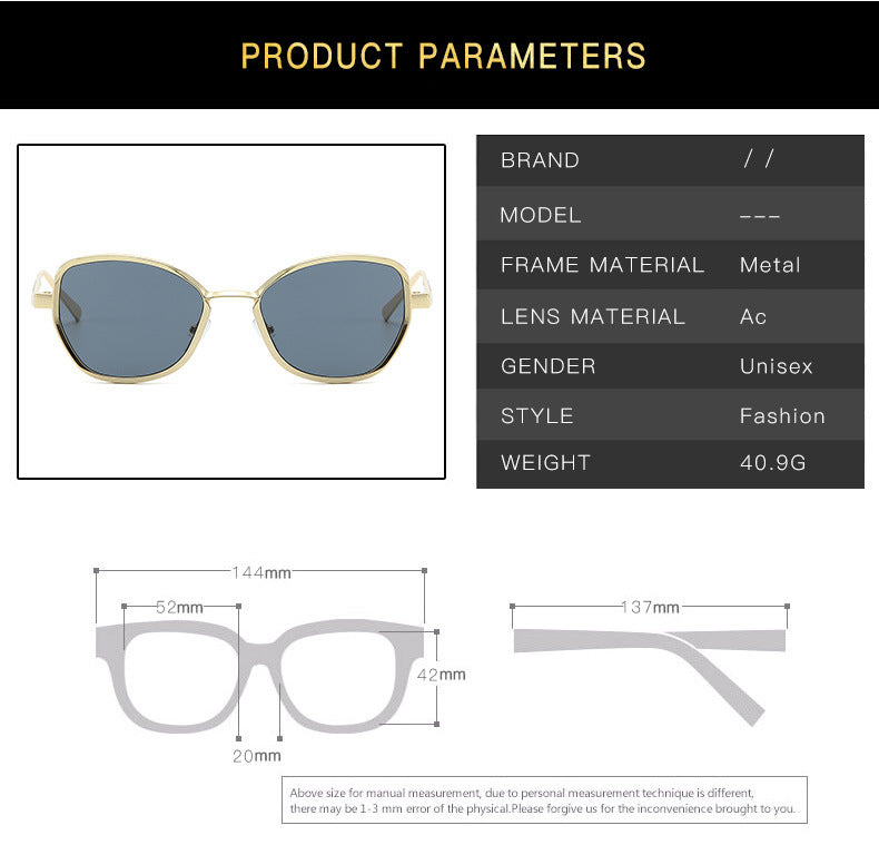 Unisex Polygons Full Frame Sunglasses With Ac Lens Material In Golden, Perfect For Spring Season