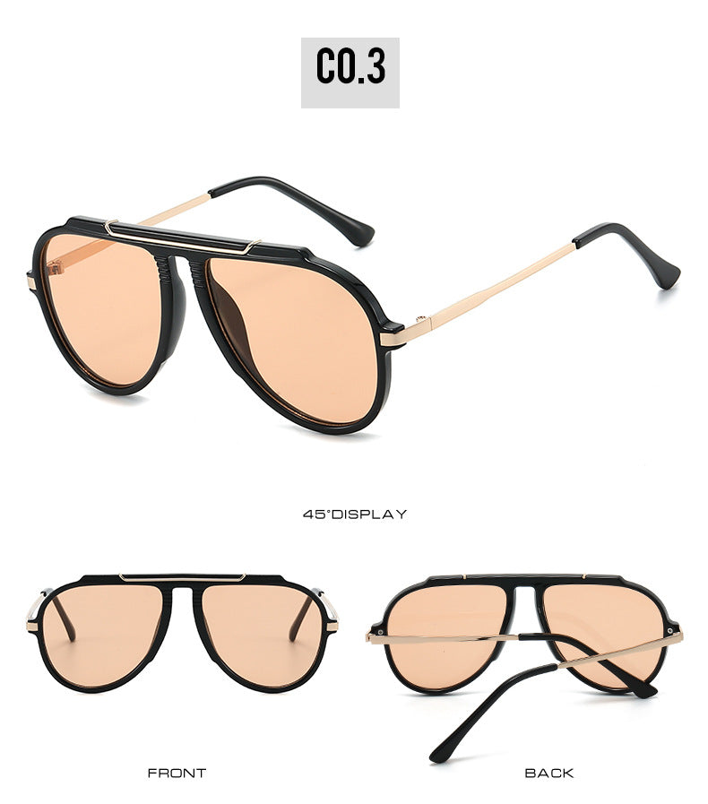 Unisex Toad Glasses Sunglasses With Full Frame And PC Lens Material In Black, Perfect For Party