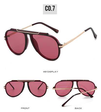 Unisex Toad Glasses Sunglasses With Full Frame And PC Lens Material In Black, Perfect For Party