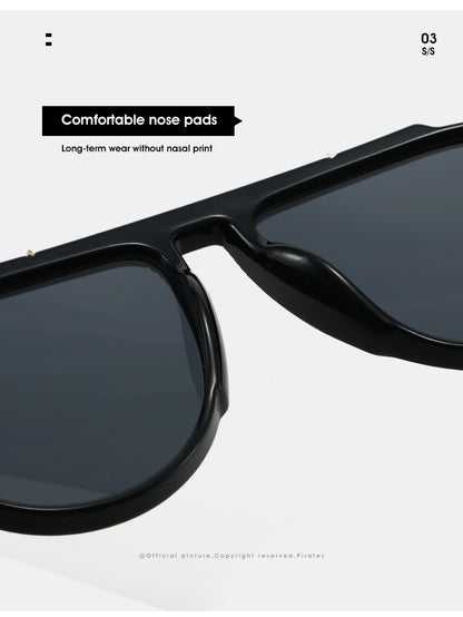 Unisex Toad Glasses Sunglasses With Full Frame And PC Lens Material In Black, Perfect For Party