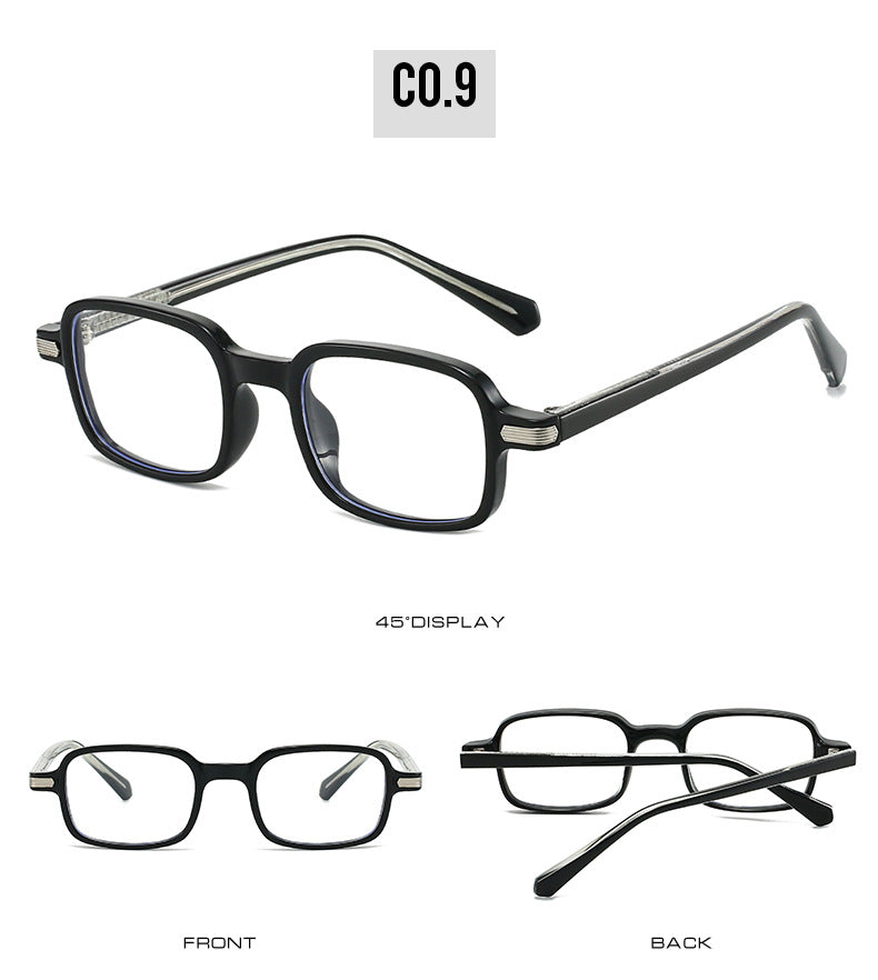 Unisex Square Full Frame Sunglasses With Ac Lens Material In Black, Perfect For Spring