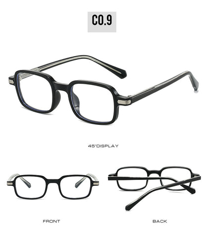 Unisex Square Full Frame Sunglasses With Ac Lens Material In Black, Perfect For Spring