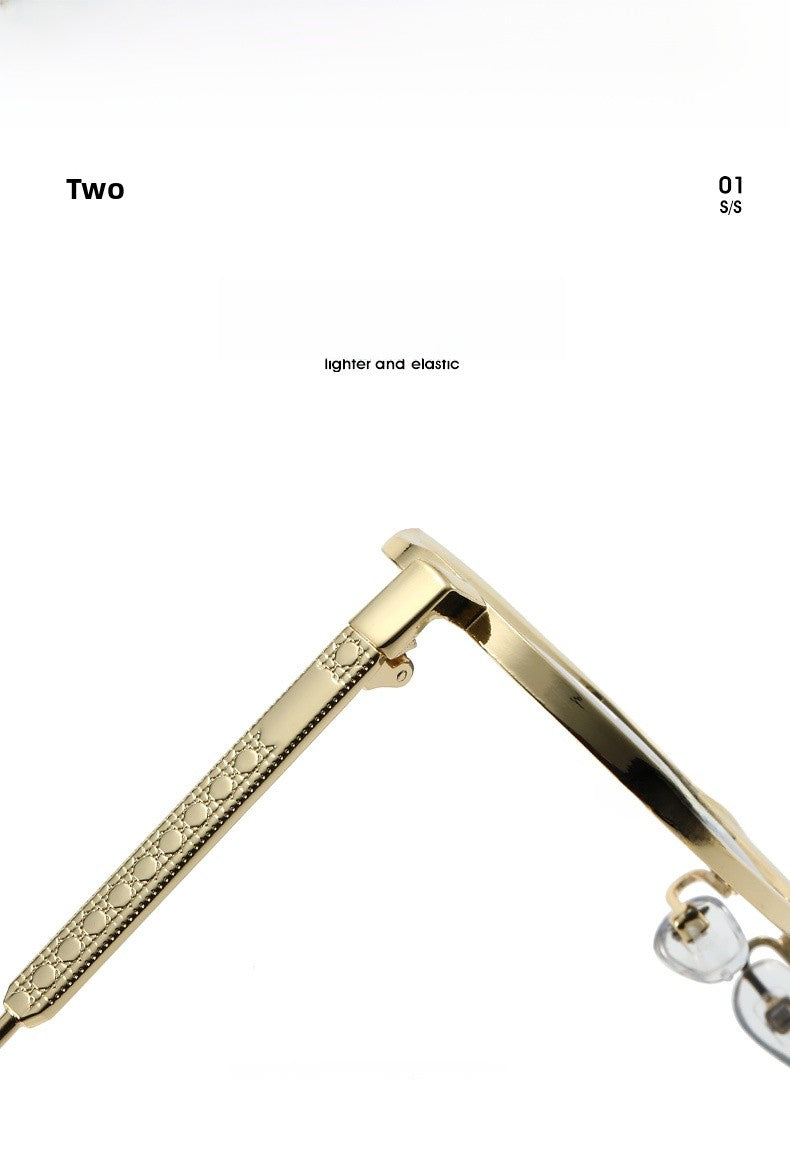 Unisex Polygons Full Frame Sunglasses With Ac Lens Material In Golden, Perfect For Spring Season