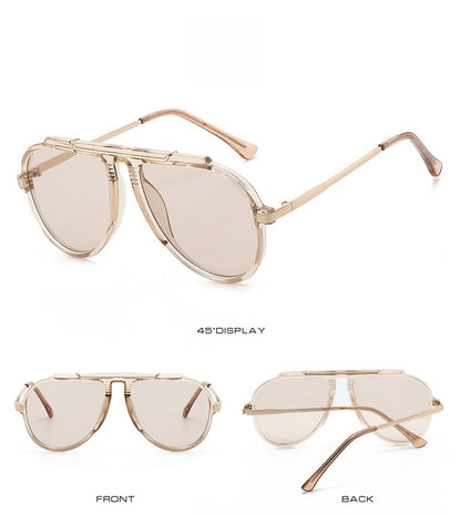 Unisex Toad Glasses Sunglasses With Full Frame And PC Lens Material In Black, Perfect For Party