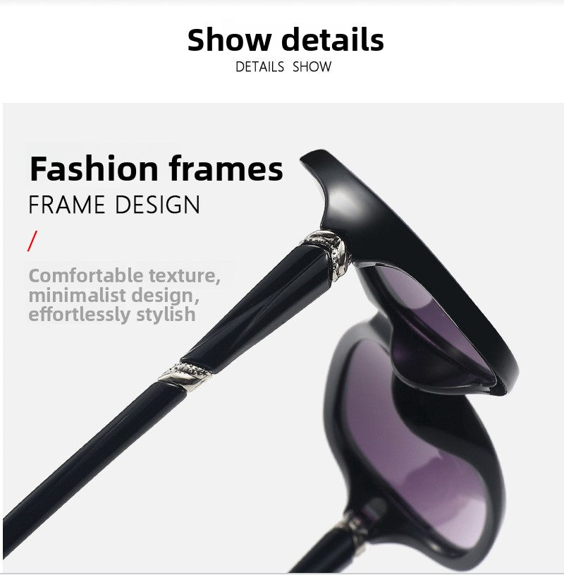 Women’s Square Full Frame Sunglasses With Acrylic Lenses In Purple, Perfect For Summer