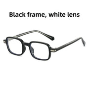 Black Frame Transparent Lens