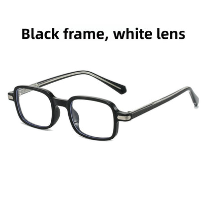 Unisex Square Full Frame Sunglasses With Ac Lens Material In Black, Perfect For Spring