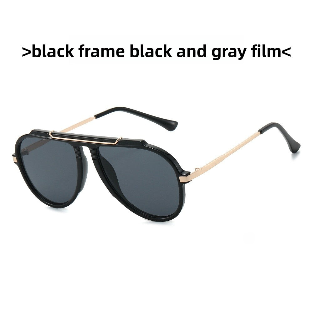 Unisex Toad Glasses Sunglasses With Full Frame And PC Lens Material In Black, Perfect For Party