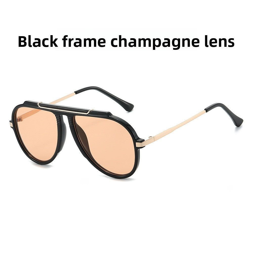Unisex Toad Glasses Sunglasses With Full Frame And PC Lens Material In Black, Perfect For Party