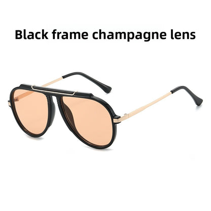 Unisex Toad Glasses Sunglasses With Full Frame And PC Lens Material In Black, Perfect For Party