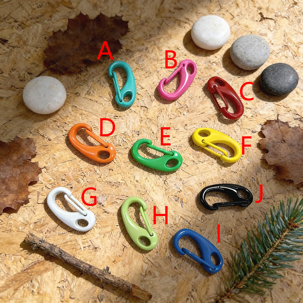 Oval Alloy Jewelry Buckle With Spring Ring Trigger Clasp Closure Featuring Stoving Varnish Finish, 1 Pc Package