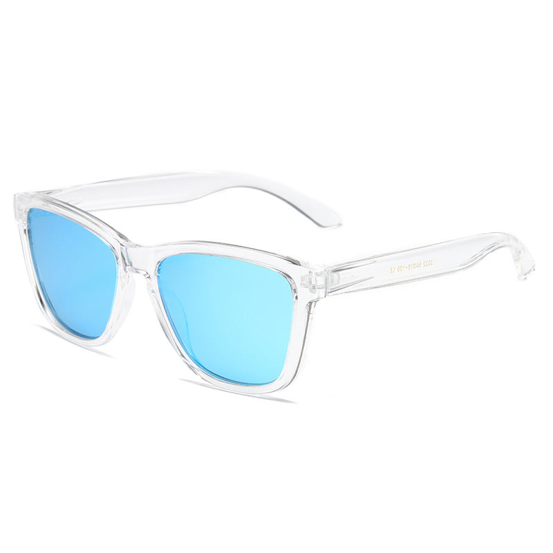 Unisex Round Frame Full Frame Sunglasses With Tac Lens Material In Black, Ideal For Sport