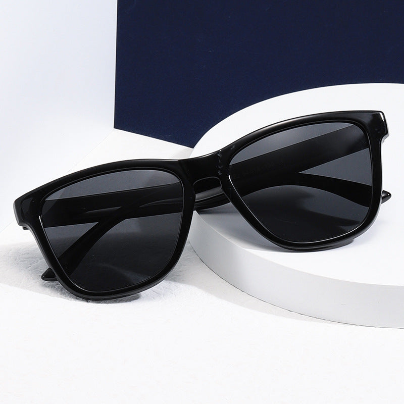Unisex Round Frame Full Frame Sunglasses With Tac Lens Material In Black, Ideal For Sport